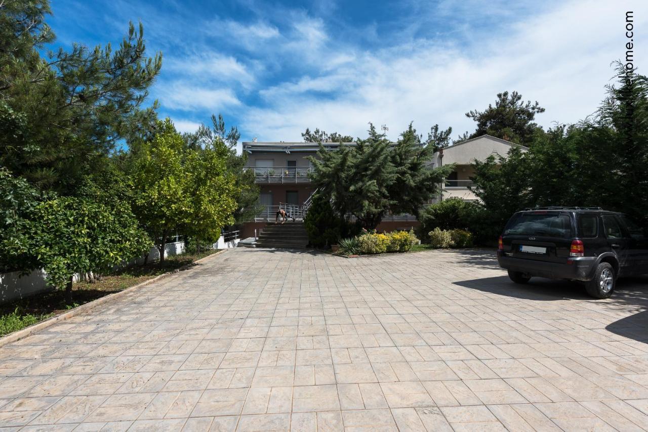 #Luxlikehome - Mediterranee Beachfront Summer House Kalyves Polygyrou 외부 사진