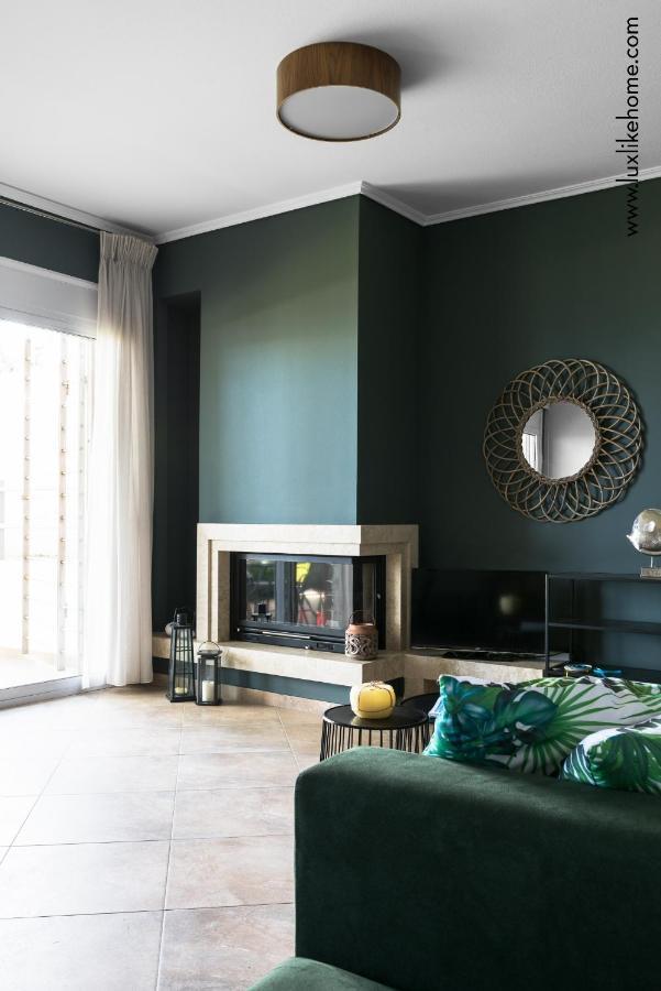 #Luxlikehome - Mediterranee Beachfront Summer House Kalyves Polygyrou 외부 사진